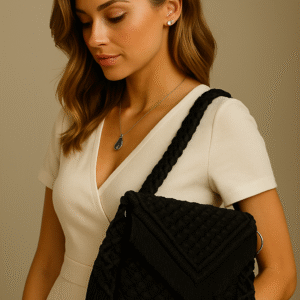 Bolso de Macramé (Elegance Negro)